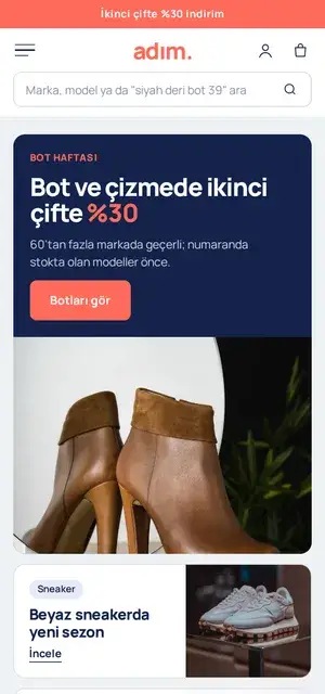Adım teması, telefonda