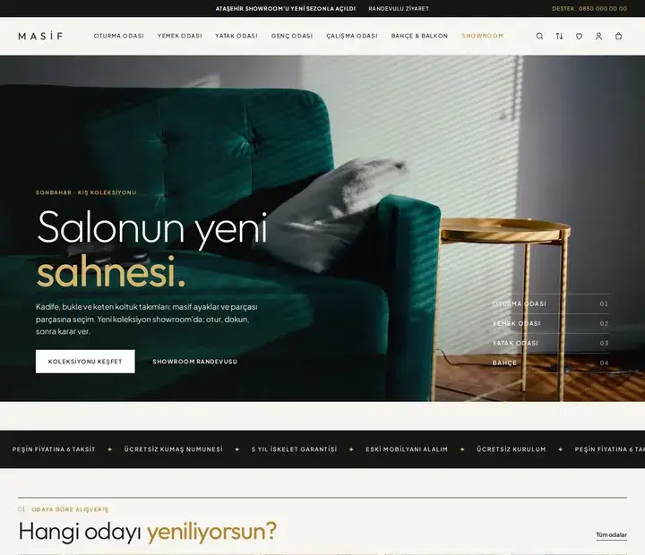 Masif teması, bilgisayarda