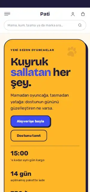 Pati teması, telefonda