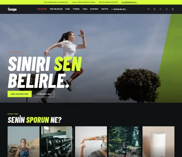 Tempo teması, bilgisayarda