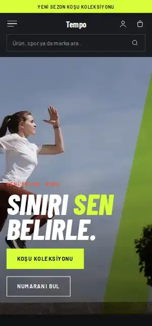 Tempo teması, telefonda