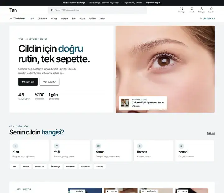 Ten teması, bilgisayarda
