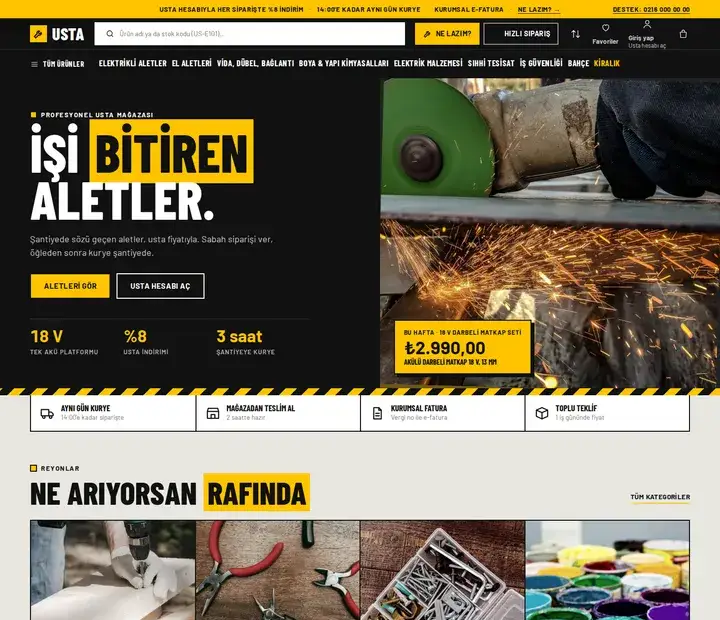 Usta teması, bilgisayarda
