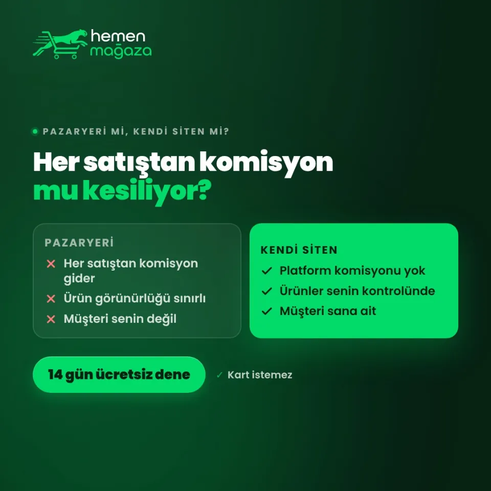 E-ticaret Sitende Hangi Komisyonlar Var?
